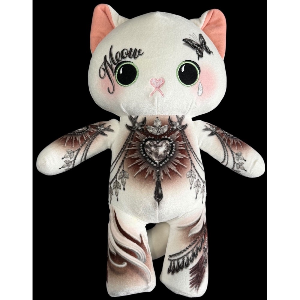 Ryan Ashley Tattoo Artist Omnia Clairvoyant Kitty Plush Cat Limited Edition RARE